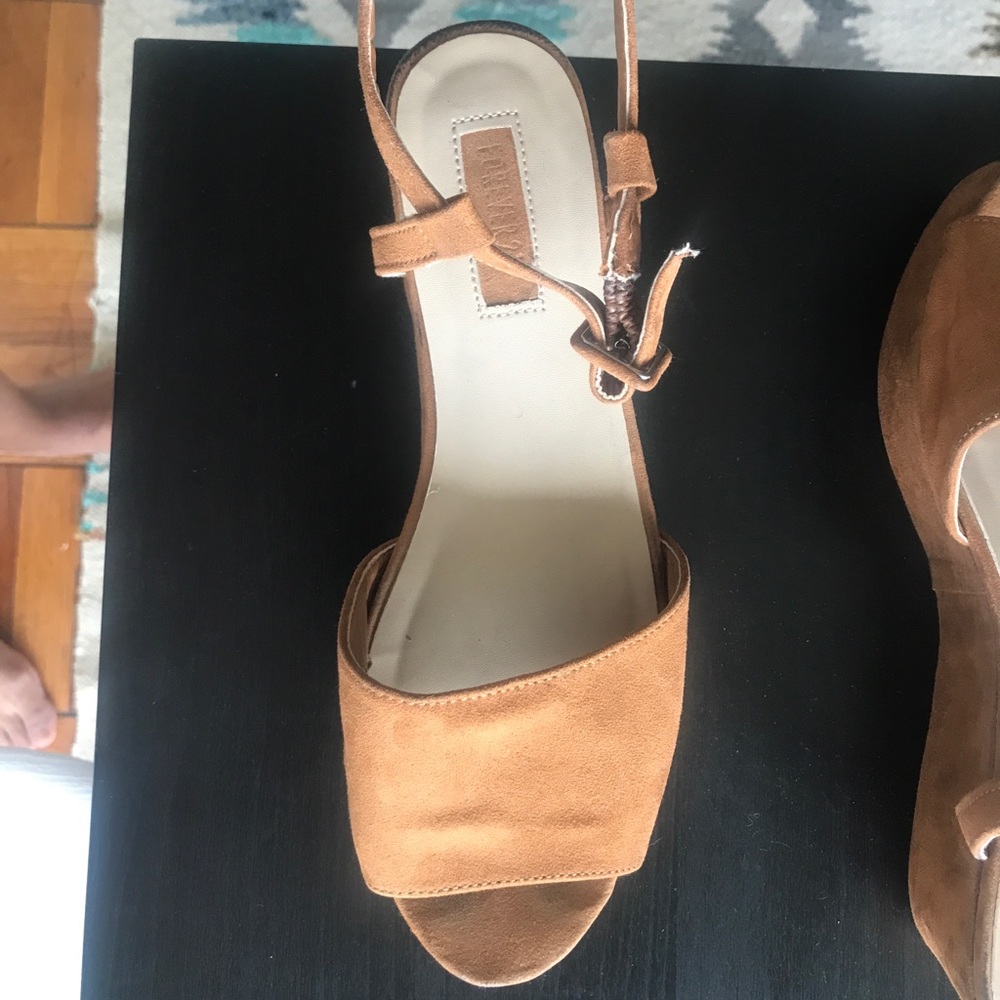 Forever 21 Flatform Wedge Sandals